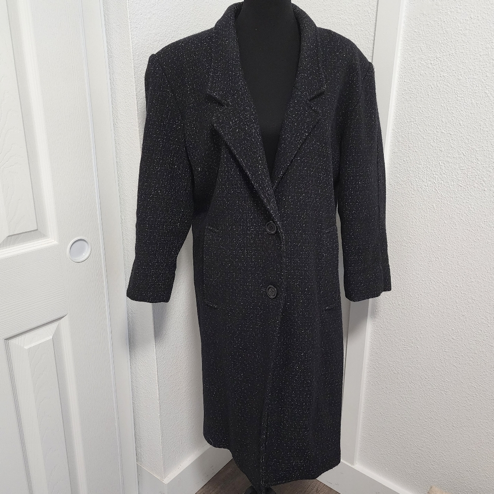 David Benjamin Vintage 100% Wool Overcoat